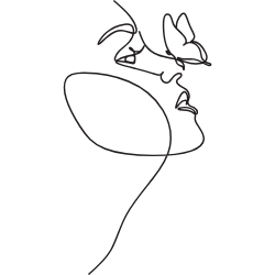 illustration-femme-profil-papillon